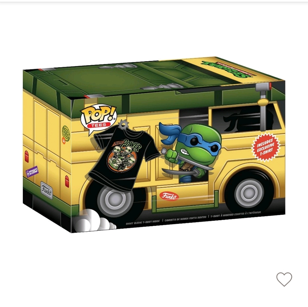 Funko Pop Tees TMNT Turtle Power T-Shirt Size:Large - Picture 1 of 3